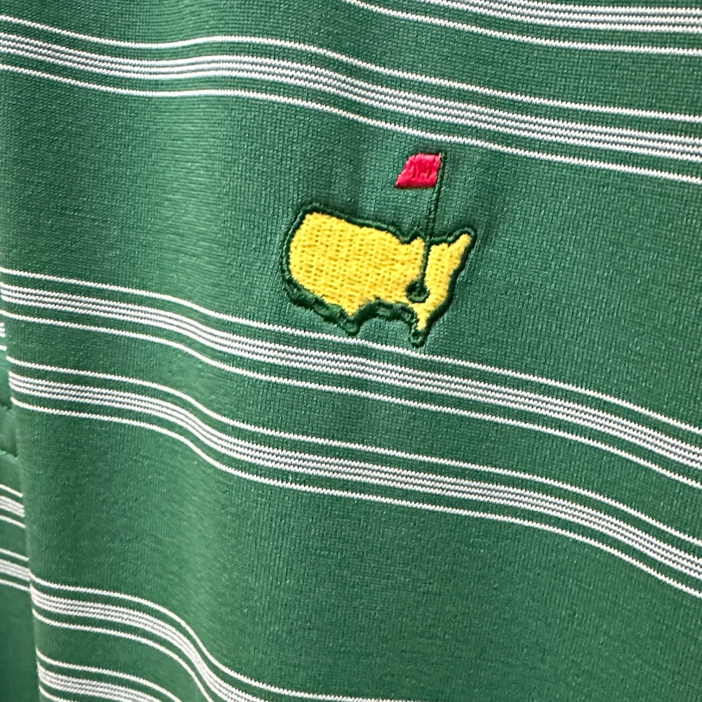 Masters green dry fit polo